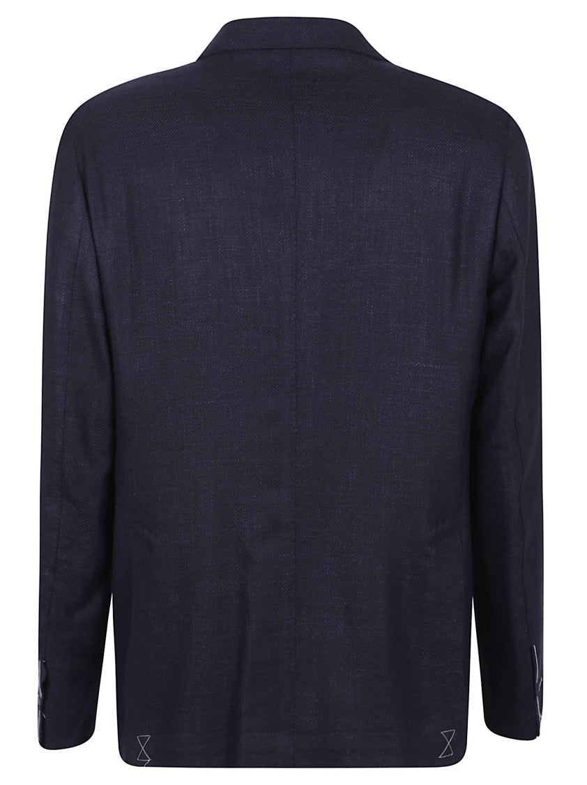 Eleventy Single-Breasted Italian Tailored Suit With Slim Fit
