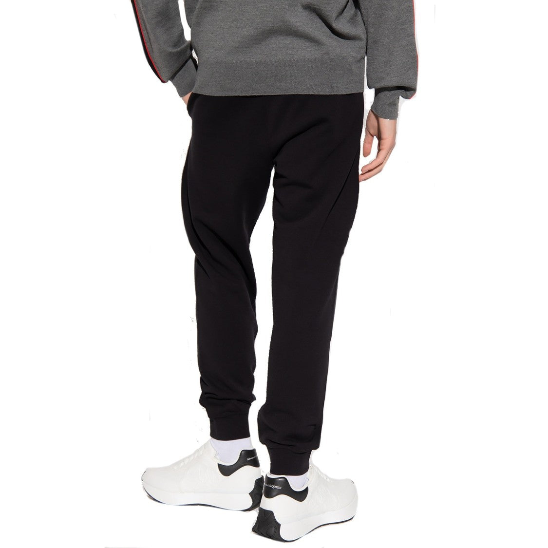 Alexander Mcqueen Black Cotton Sweatpants