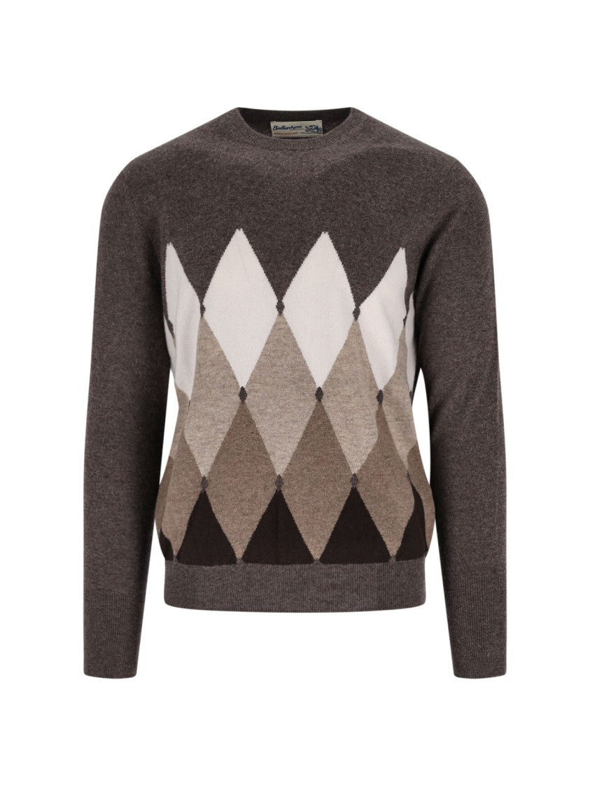 Ballantyne Cashmere Sweater – Brown