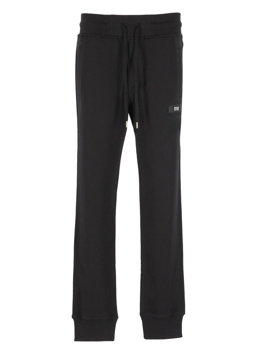 Versace Jeans Couture Cotton Sweatpants With Iconic Branding And Fit