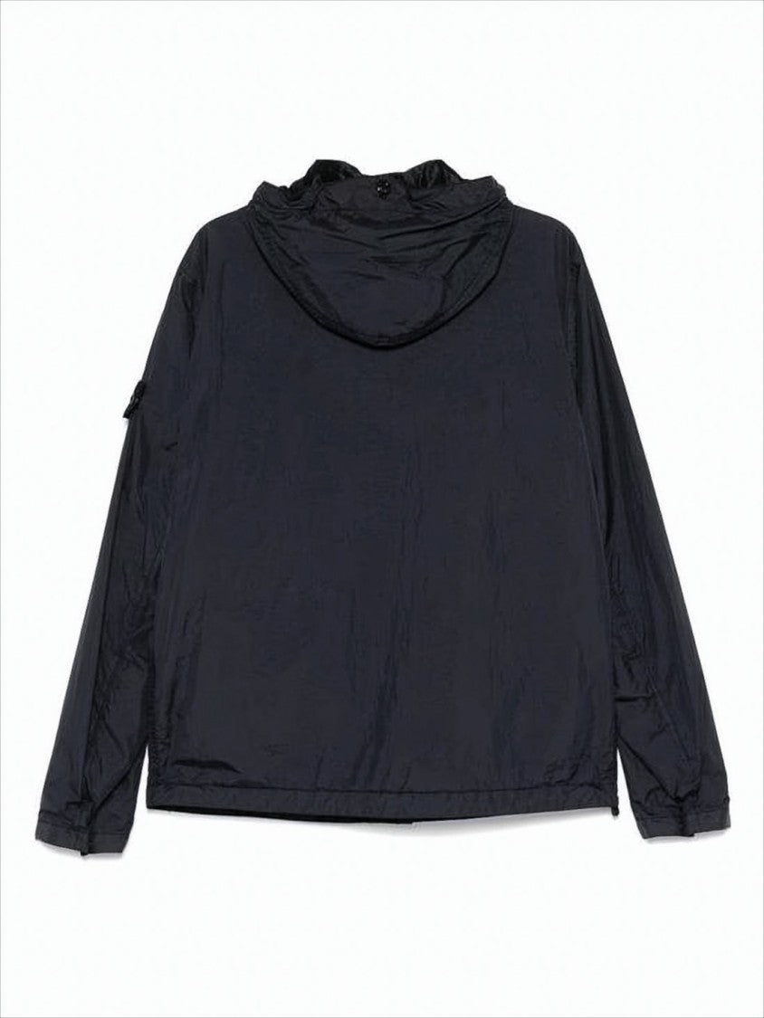 Stone Island Lightweight Nylon Casual Jacket With Hood