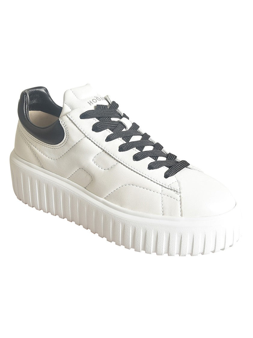 Hogan H645 White Leather Sneakers