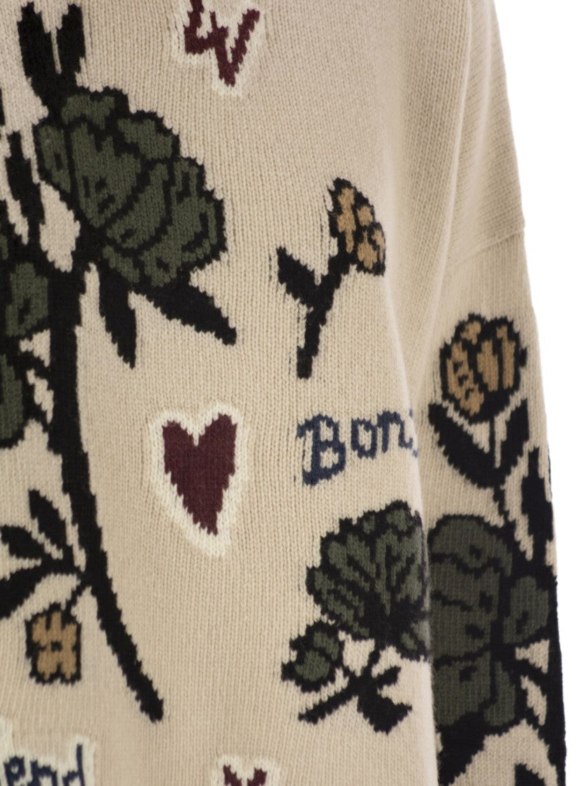 Max Mara Pavidi - Over Sweater In Wool Yarn