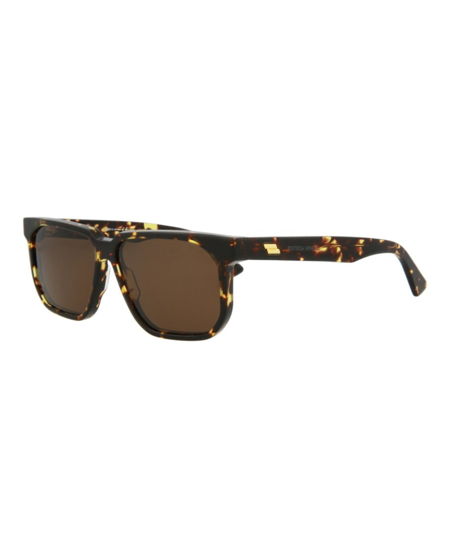 Bottega Veneta Square/Rectangle-Frame Acetate Sunglasses