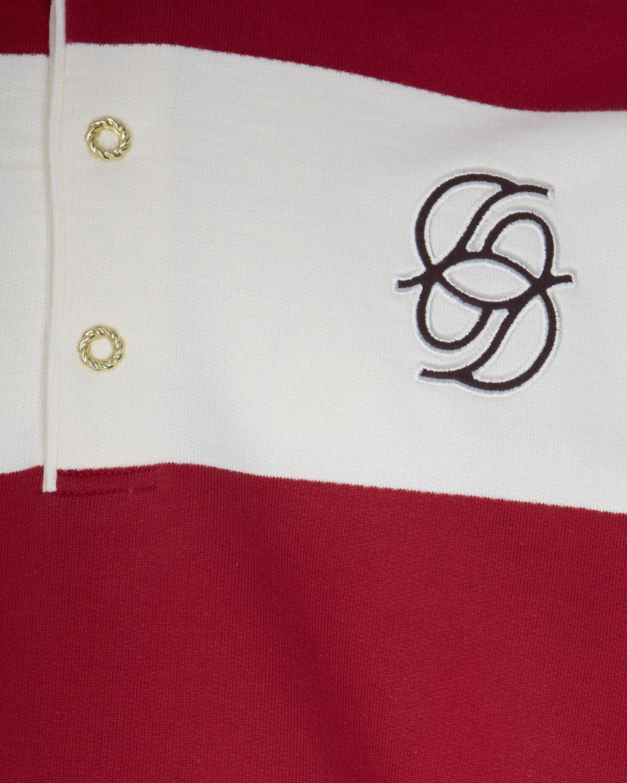 Drôle De Monsieur Red Rayures Polo