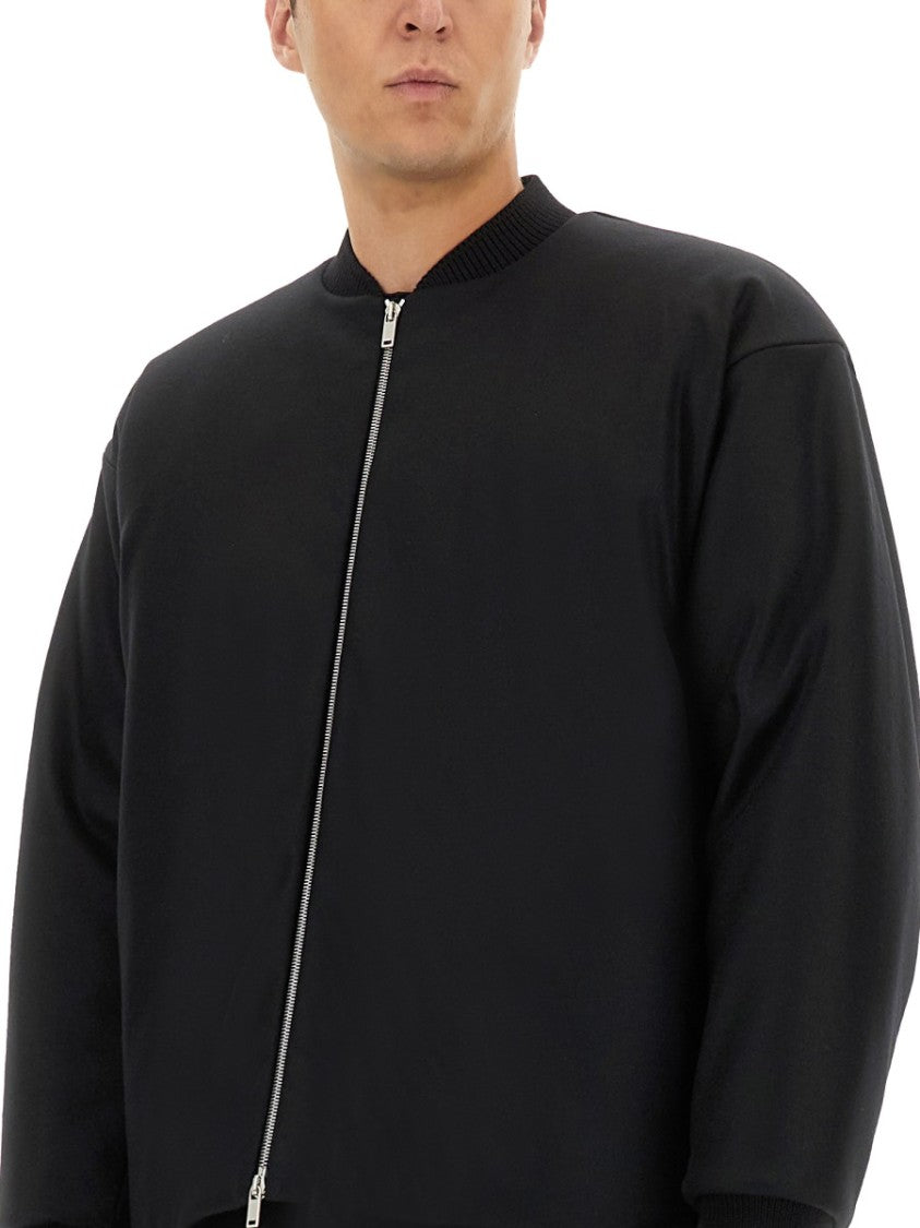 Jil Sander Wool Bomber Jacket