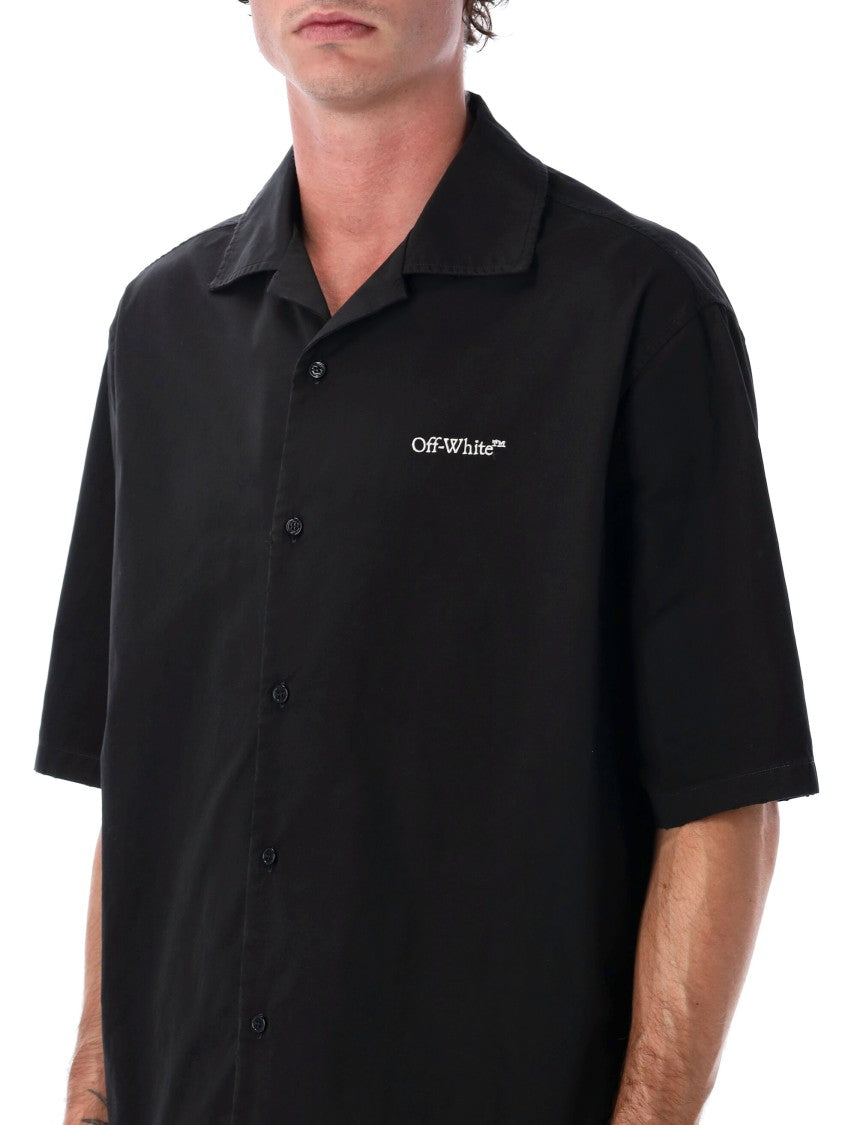 Off-White Brush Arrow Bowling Shirt