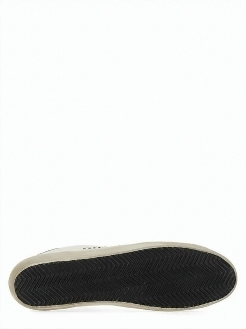 Golden Goose Low-Top Sneakers With Distressed Finish And Glitter Accents
