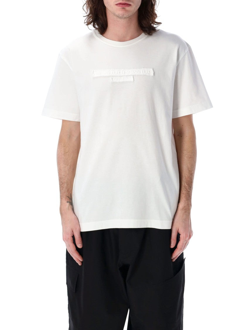 Alexander Wang Distressed Logo Short Sleeve Tee