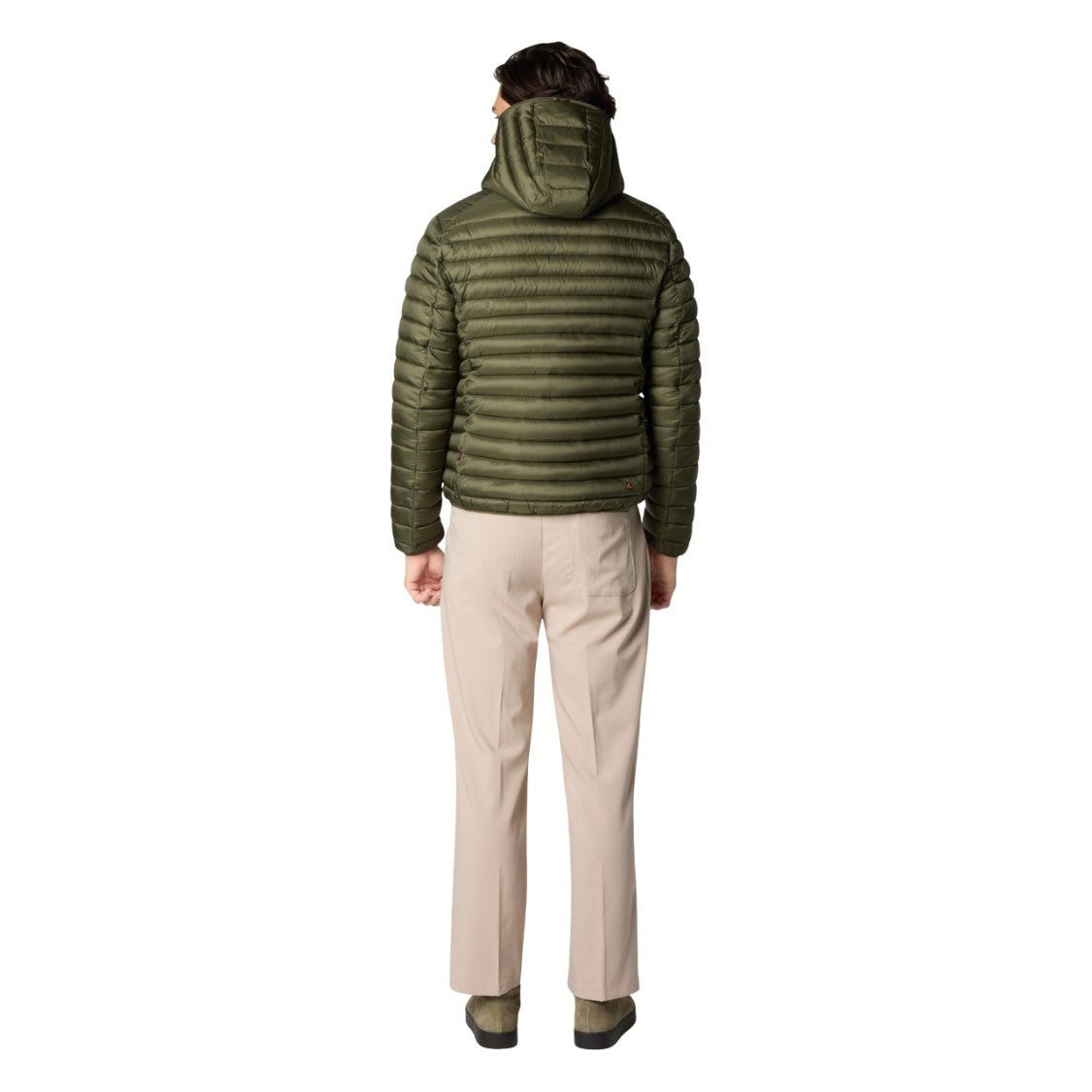 Save The Duck Lightweight Quilted Casual Jacket With Two-Way Hood
