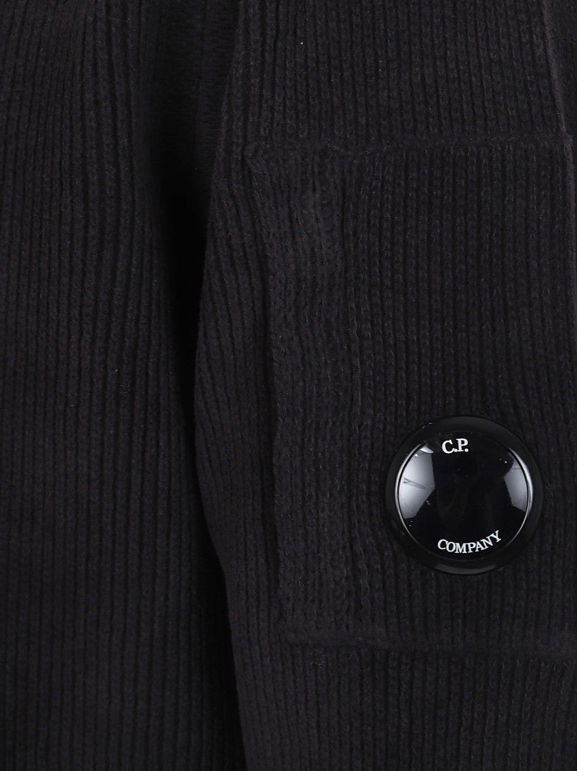 C.P. Company Knitwear Crew Neck In Chenille Cotton