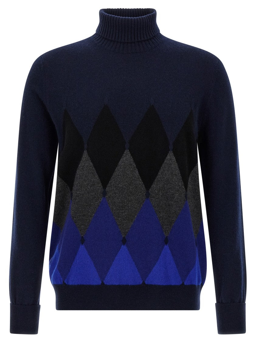 Ballantyne Argyle Turtleneck