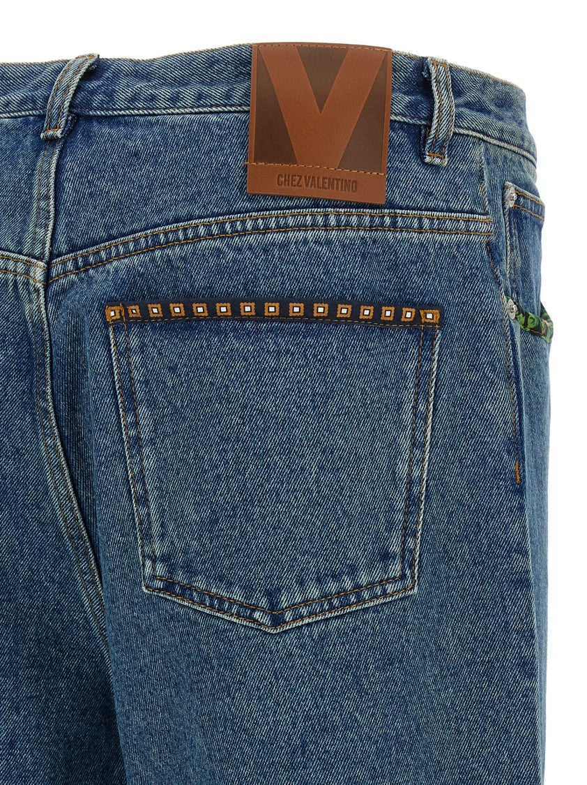 Valentino Garavani Cotton Denim Jeans
