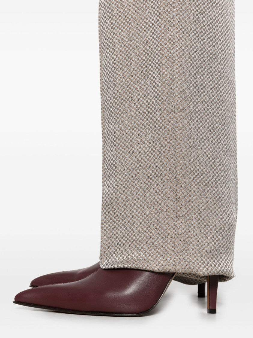 Giorgio Armani Textured Trousers With Elasticated Waistband