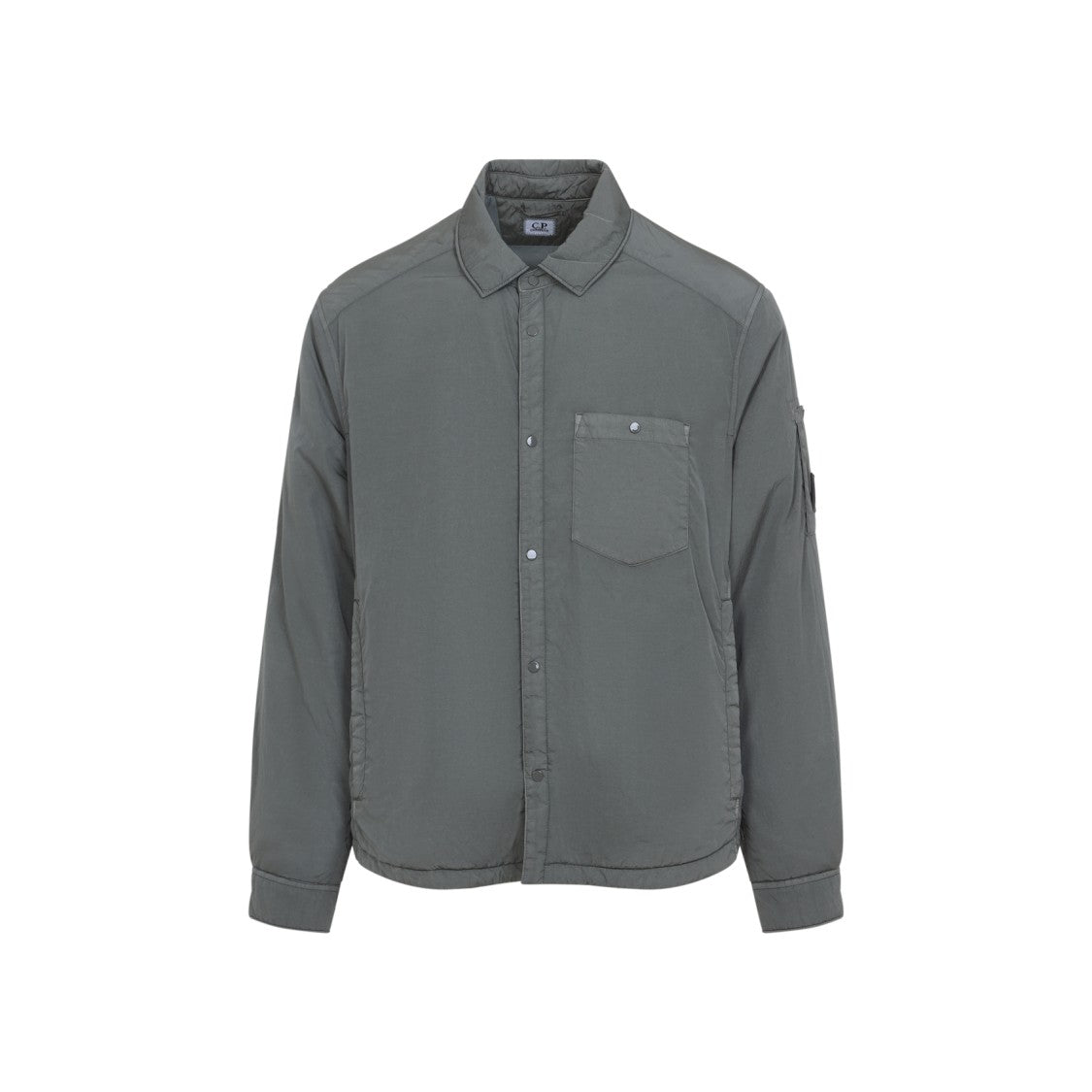 C.P. Company Chrome-R Padded Grey Polyamide Overshirt