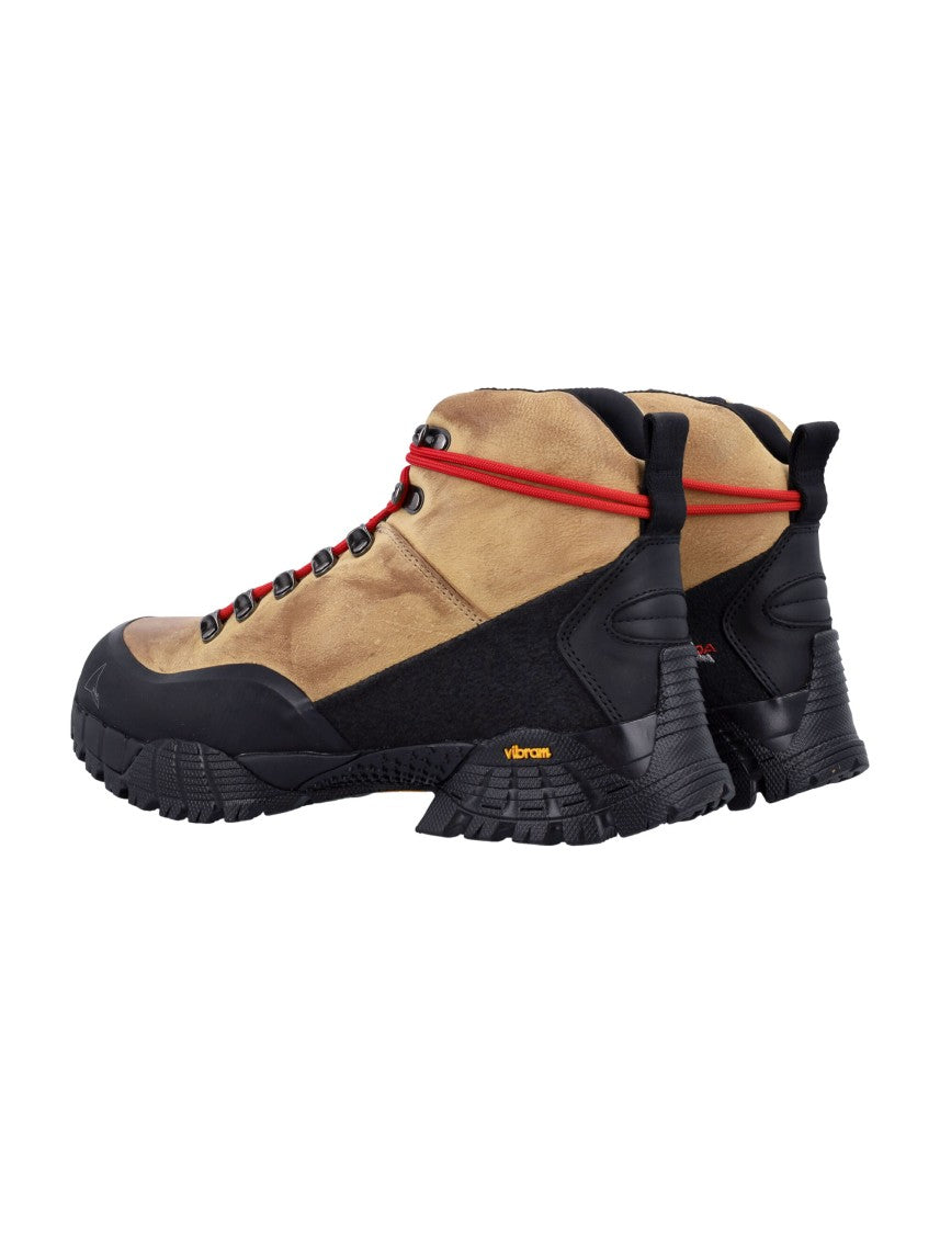 Roa Andreas Mid-Top Tan Suede Boots