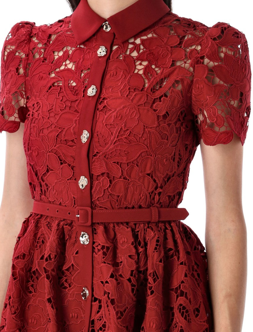 Self-Portrait Lace Mini Dress