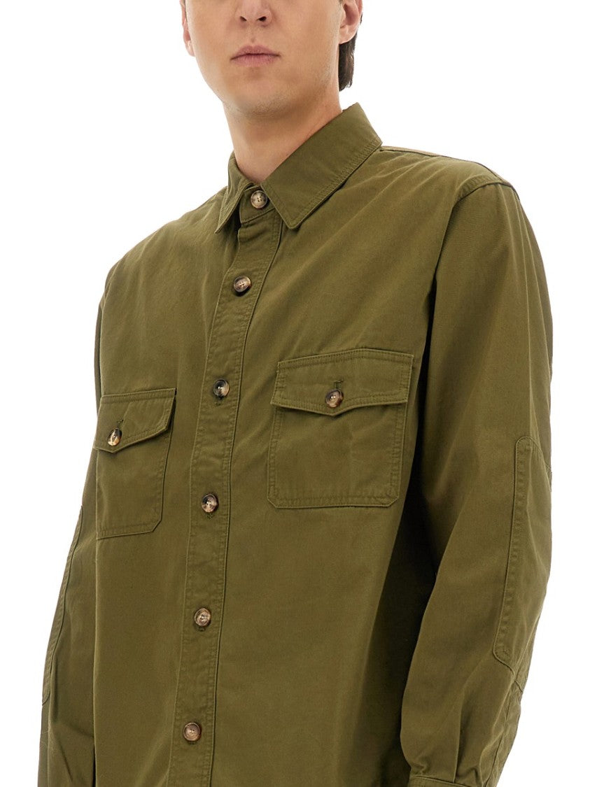Saint Laurent Cotton Twill Overshirt