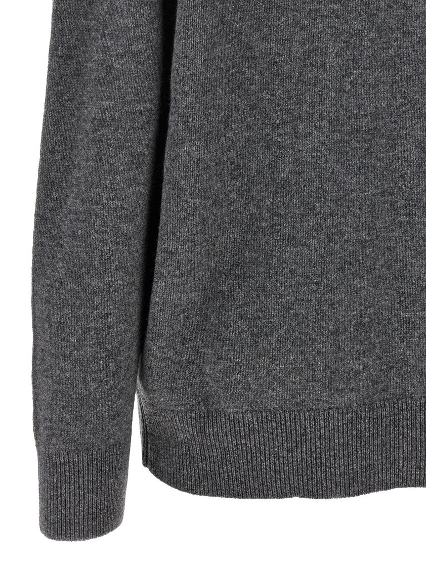 Jil Sander V-Neck Cashmere Blend Sweater