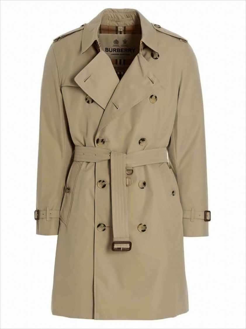 Burberry Classic Double-Breasted Trench Coat With Signature Check Interior