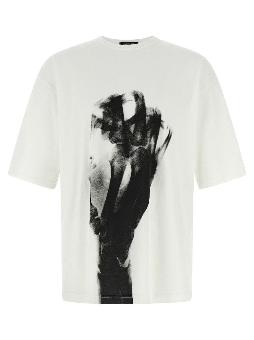 Undercover Oversized Crewneck T-Shirt With Abstract Print