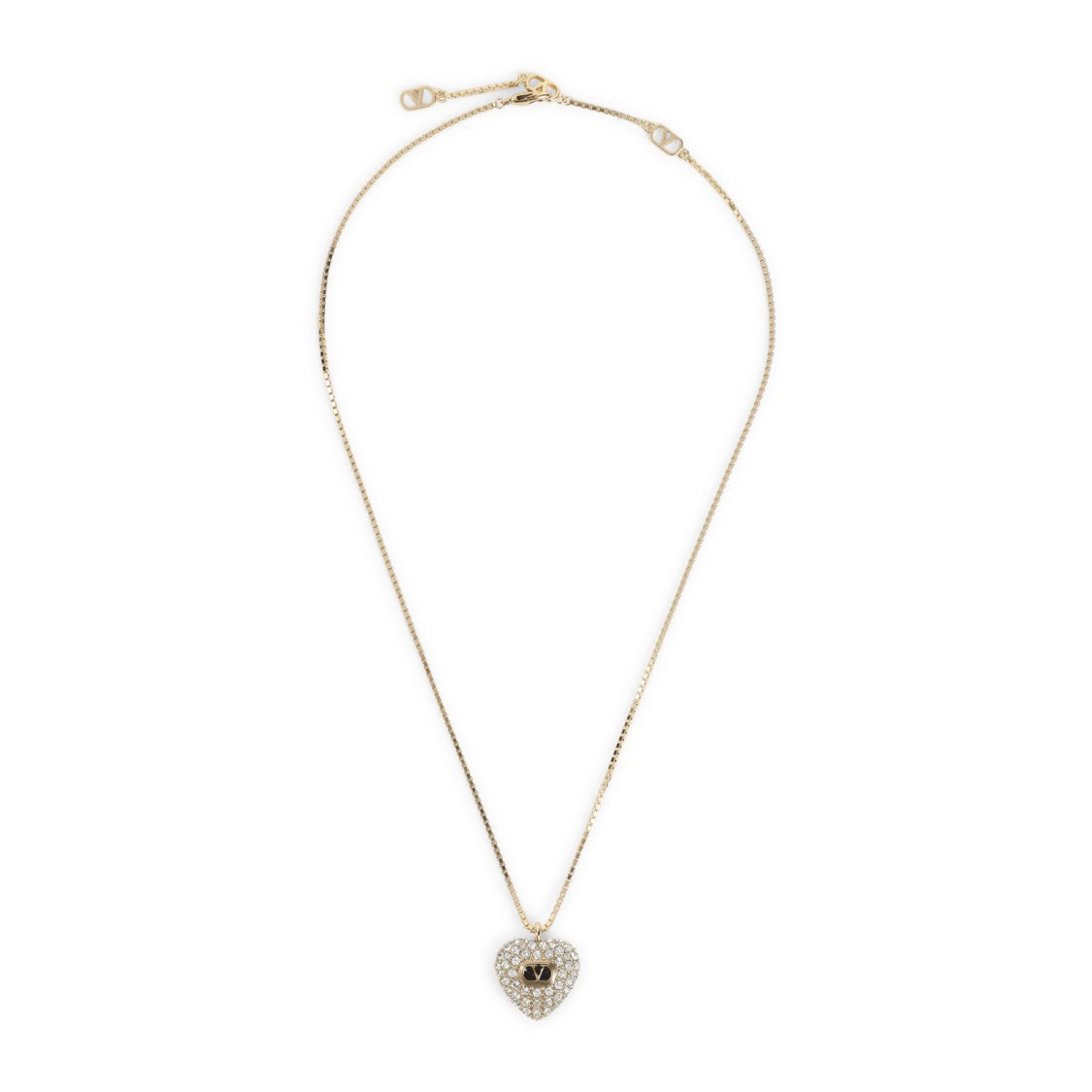 Valentino Garavani Gold And Black Copper Necklace