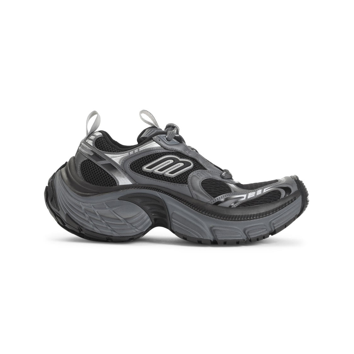 Balenciaga Black Sneakers With Futuristic Design