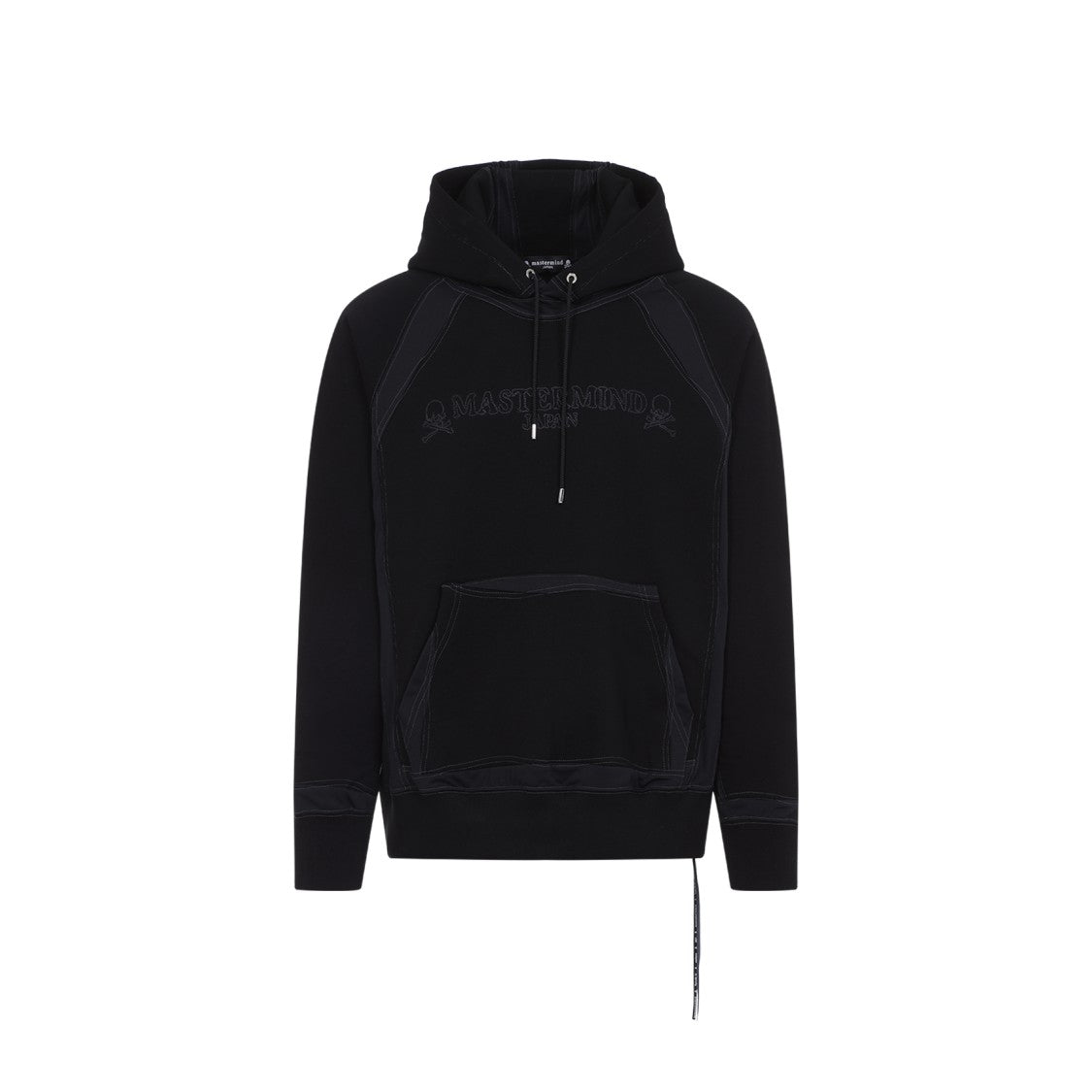Mastermind Classic Hooded Black Sweatshirt With Graphic Detailing