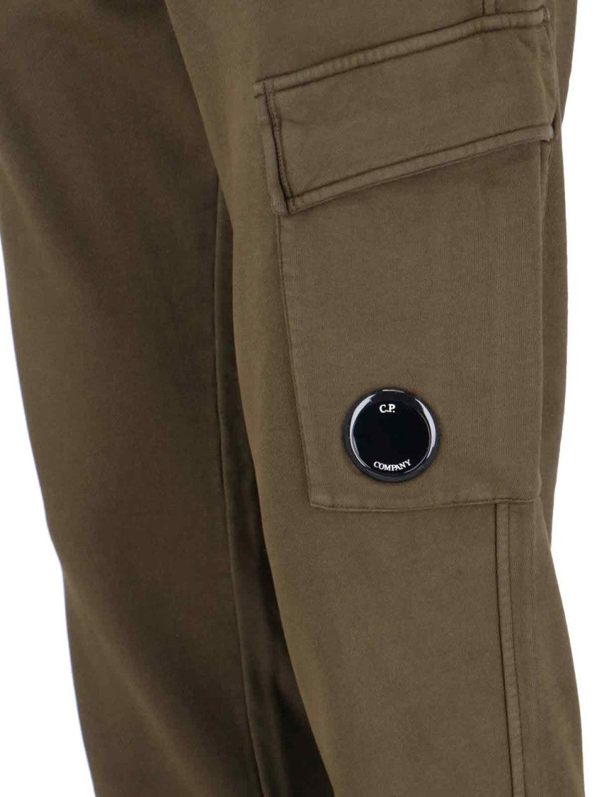 C.P. Company Logo Track Pants – Green