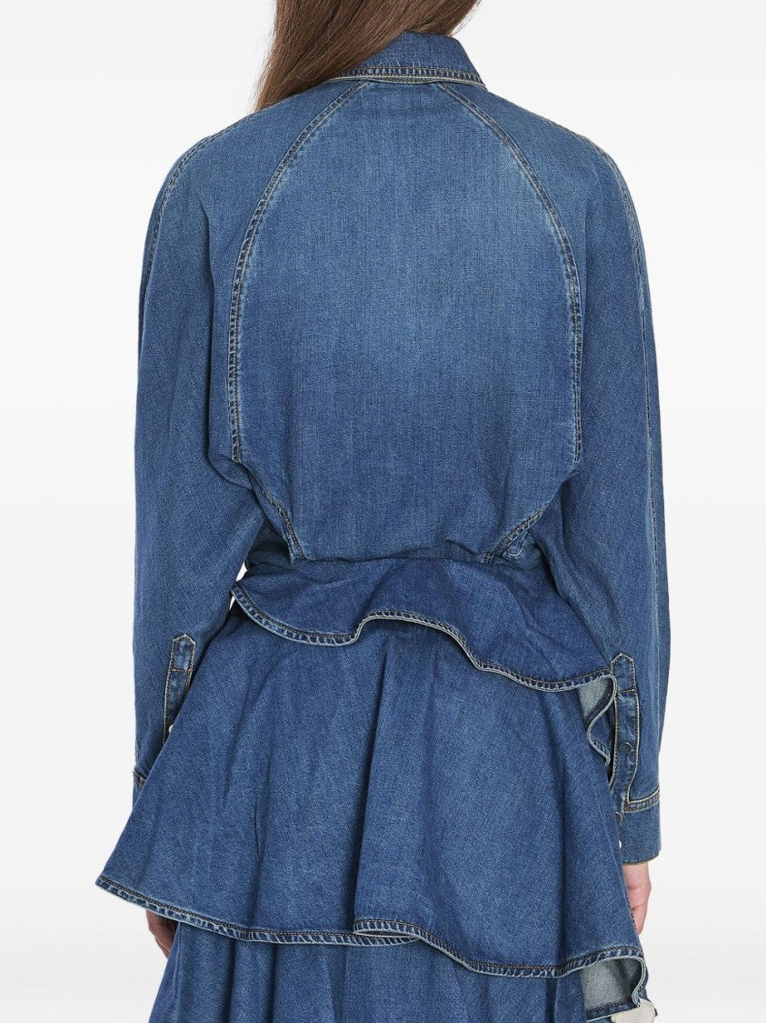 Alaïa Rounded Denim Shirt