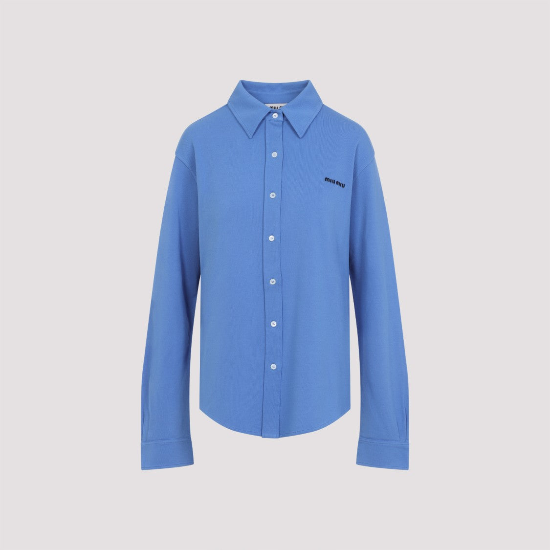 Miu Miu Button-Down Shirt With Classic Collar