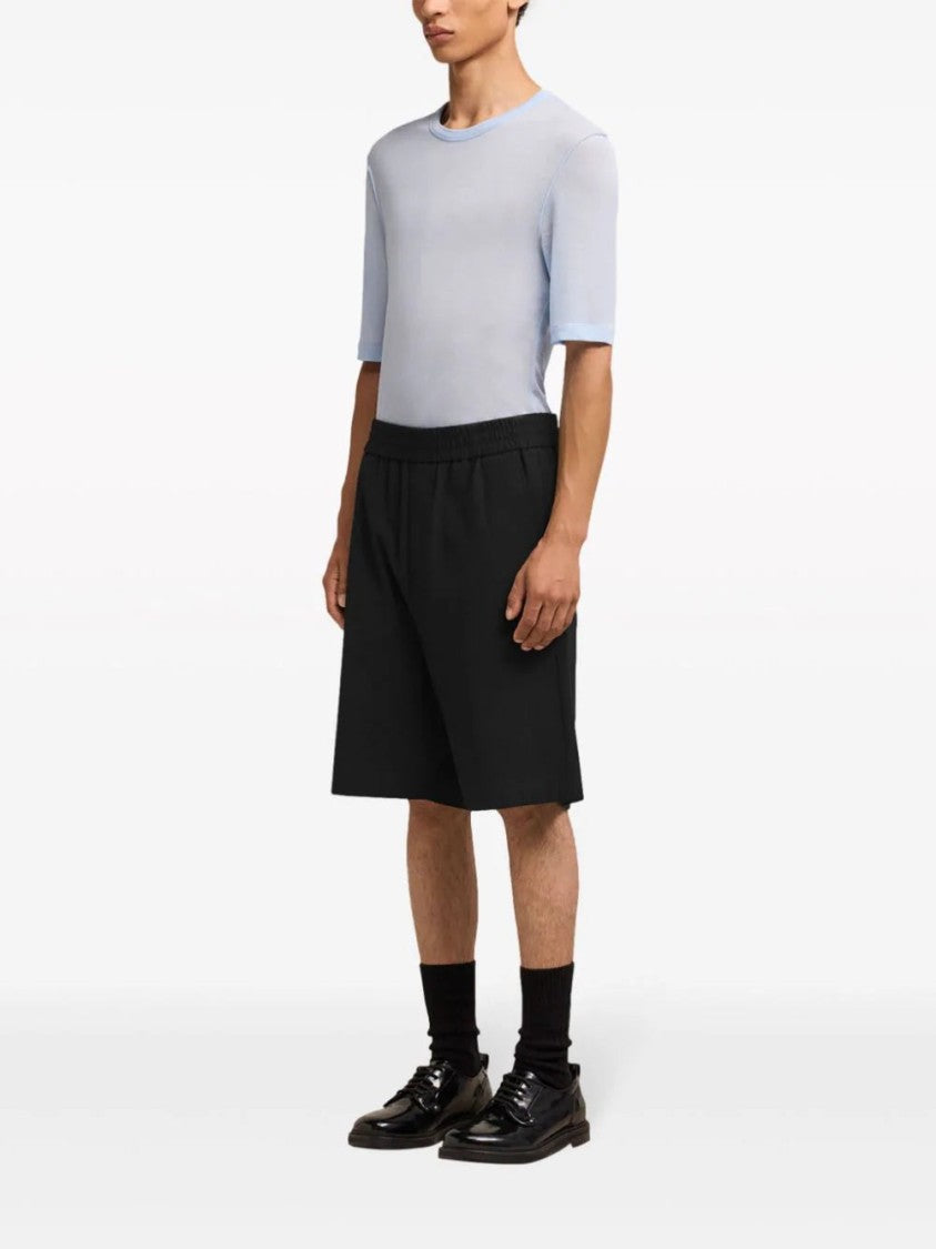 Ami Cotton Track Shorts