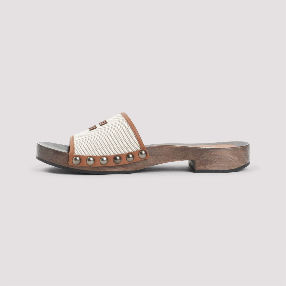 Miu Miu Low Heel Open-Toe Sandals
