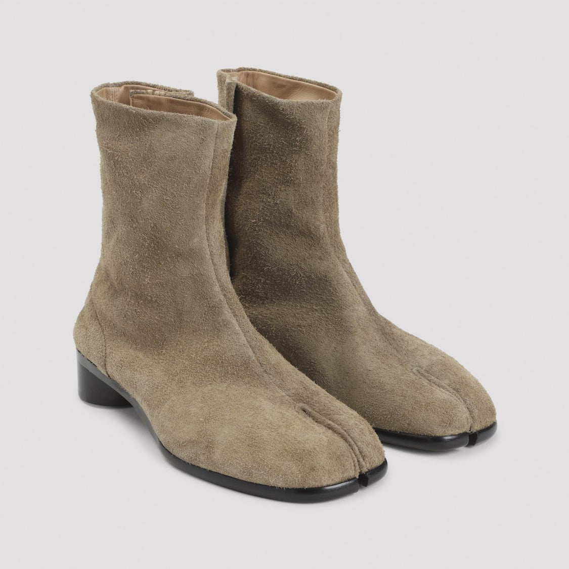 Maison Margiela Corn Brown Calf Leather Tabi H30 Ankle Boots