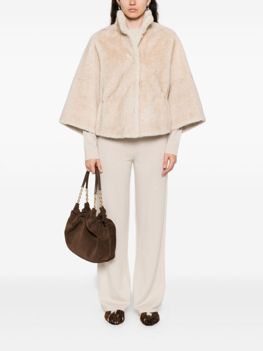 Valentini 1972 Boxy Silhouette Beige Coat