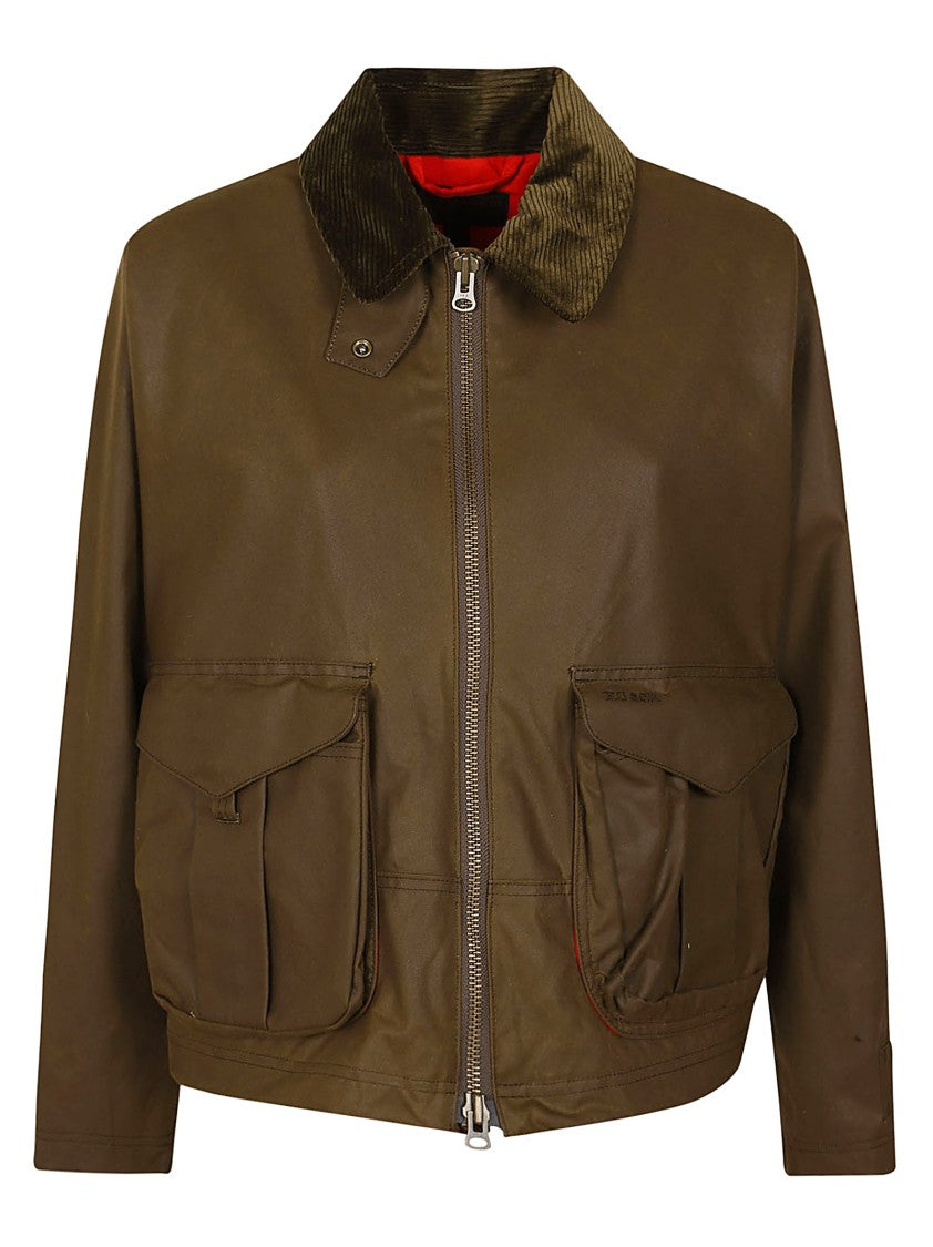 Filson Dark Tan Waxed Cotton Shortwork Jacket
