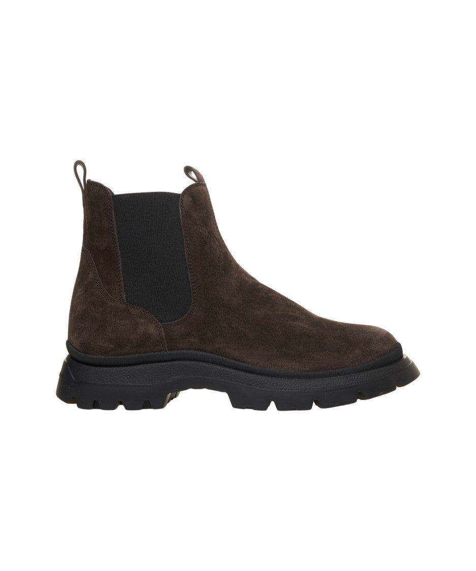Hogan Leather Boots Suede 'H673'