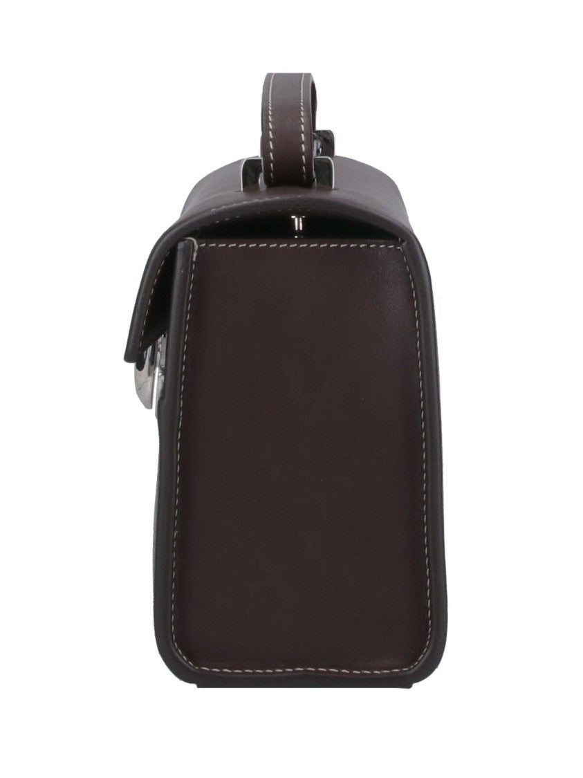 Savette Symmetry 26 Leather Crossbody Bag With Turn-Lock Closure