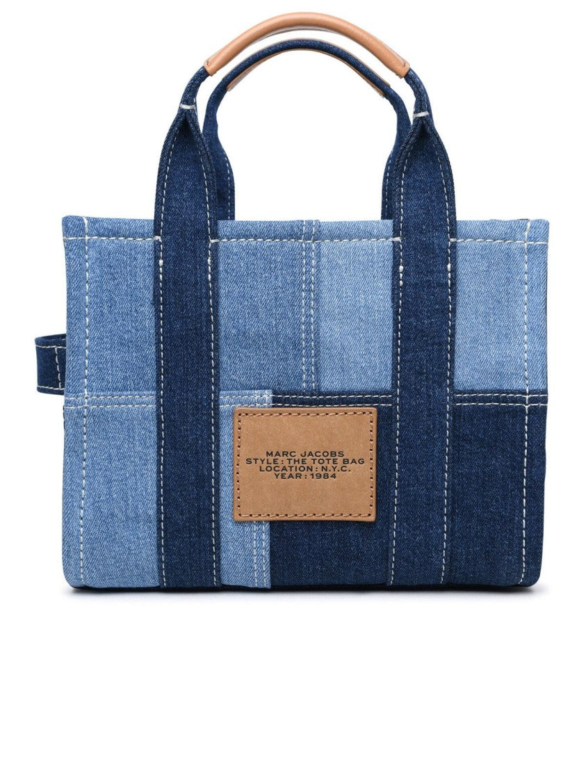 Marc Jacobs (The) Blue Cotton Denim Mini Tote Bag