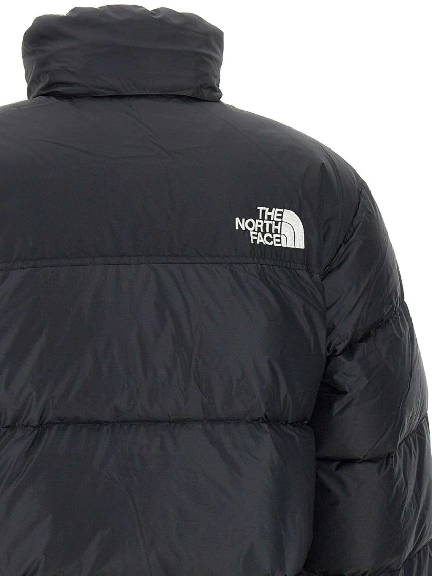 The North Face Cropped Black Coat With Goose Down Padding