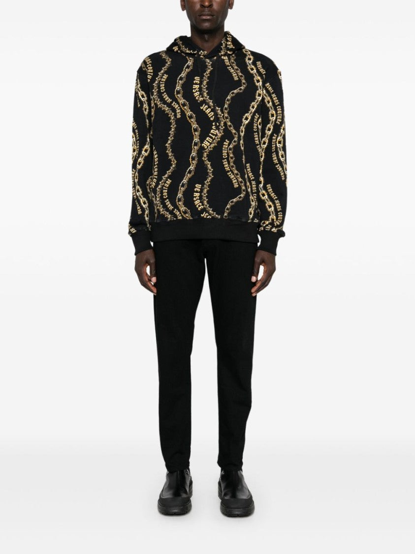 Versace Jeans Couture Hooded Sweatshirt With Print