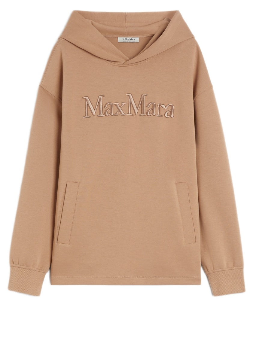 Max Mara Oversized Technical Cotton Jersey Hoodie