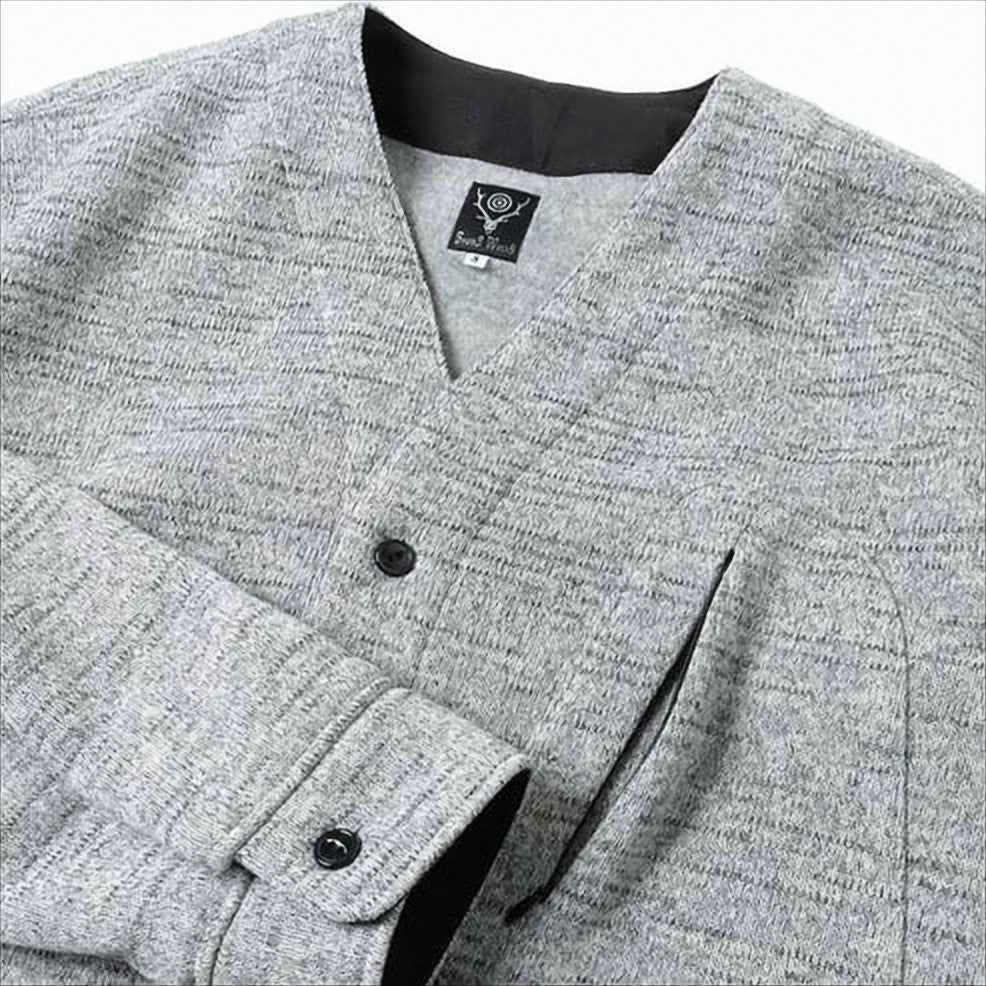 South2 West8 Textured Knit Cardigan With V-Neckline