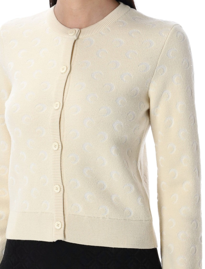 Marine Serre Moon Jacquard Cardigan