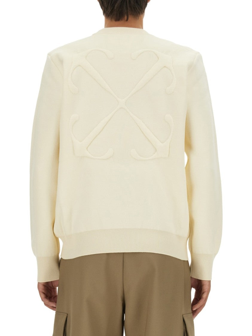 Off-White Regular Fit Cotton Sweatshirt