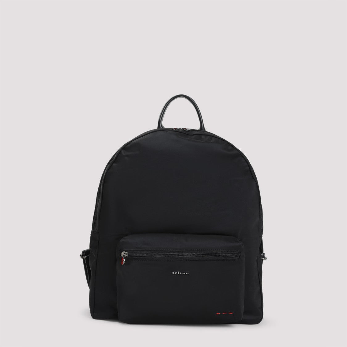 Kiton Black Bucket Bag With Adjustable Straps