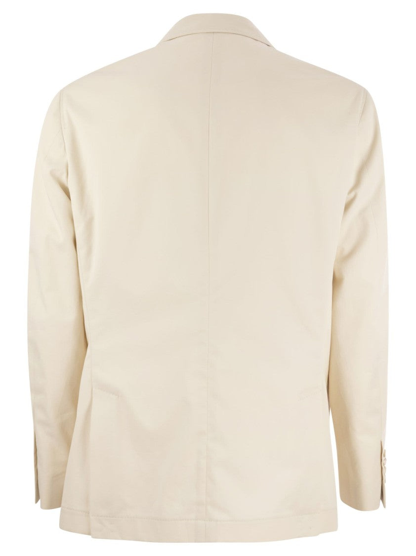 Brunello Cucinelli Cotton And Cashmere Deconstructed Jacket