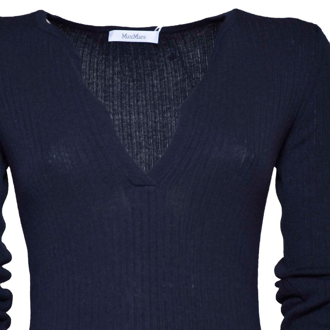 Max Mara Urlo Silk Knit Sweater In Black