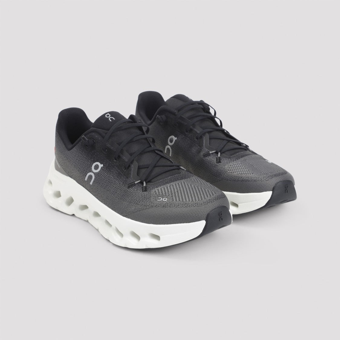 On Dark Grey Sneakers With Breathable Upper