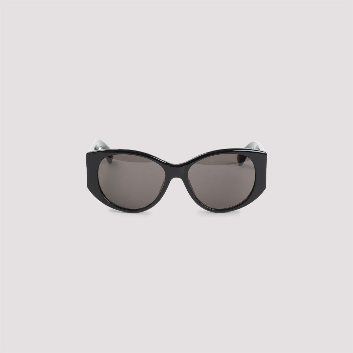 Balenciaga Black Acetate Nano Round Sunglasses